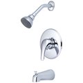 Olympia Single Handle Tub/Shower Volume Control Trim Set in Chrome T-2300-VC